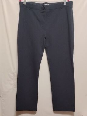 Betabrand Dress Pant Yoga Pants In Dark Navy Blue